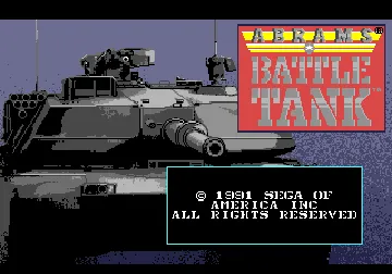 M-1 Abrams Battle Tank (USA, Europe) screen shot title